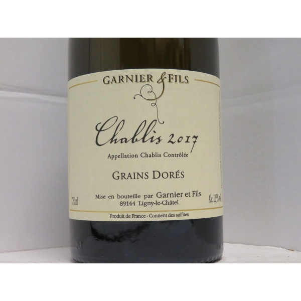 Domaine  Garnier Chablis Grains Dores 2017