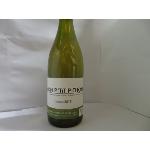 Domaine  Olivier Pithon Mon P'tit Pithon Blanc 2019