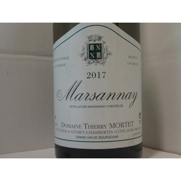 Domaine  Thierry Mortet Marsannay 2017