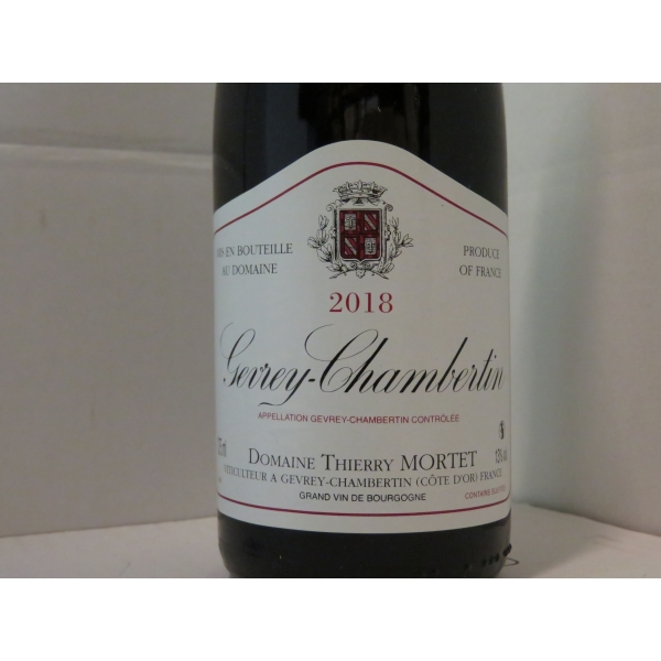 Domaine  Thierry Mortet Gevrey Chambertin 2018