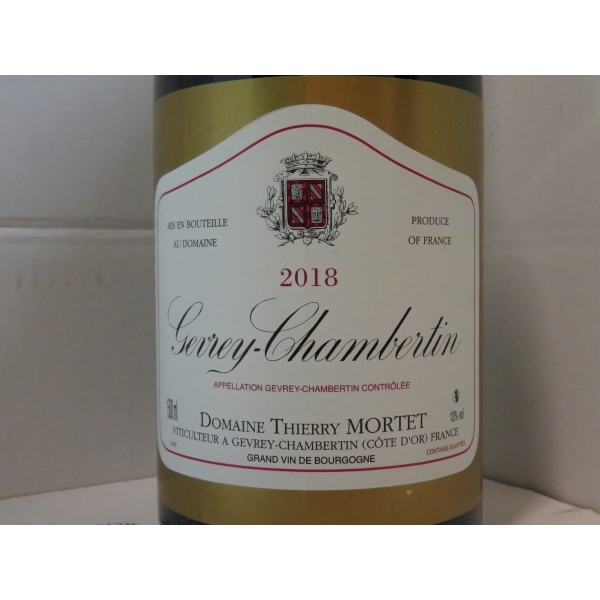 Domaine  Thierry Mortet Gevrey Chambertin 2018