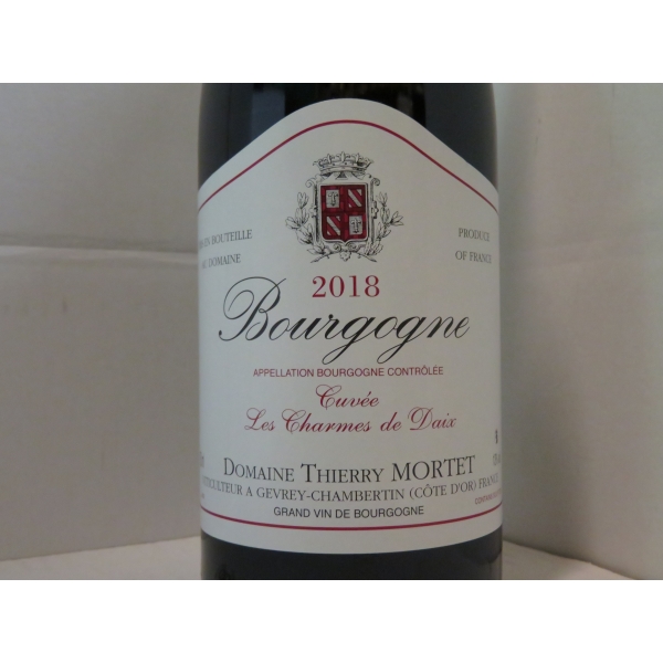 Domaine  Thierry Mortet Bourgogne Charmes De Daix 2018