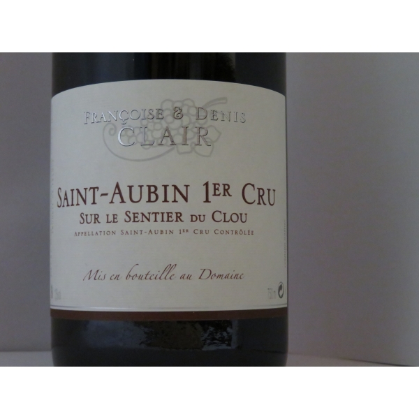 Domaine  Clair Denis St Aubin 1Er Cru Sur Le Sentier Du Clou 2018
