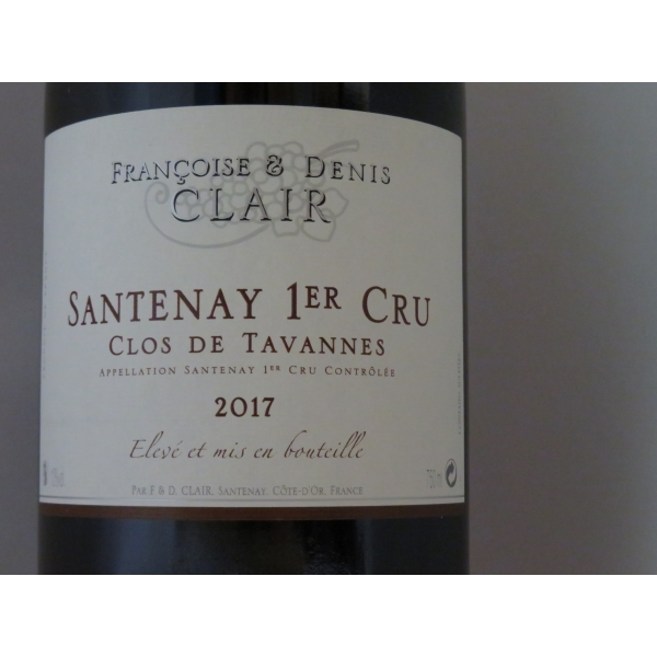 Domaine  Clair Denis Santenay 1Er Cru Clos De Tavannes Selection 2017