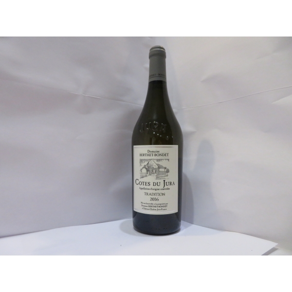 Domaine  Berthet-Bondet Tradition (Sous Voile ) Cotes Du Jura  Blancs 2016