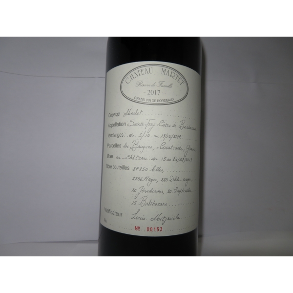 Château  Martet Reserve De Famille 2017