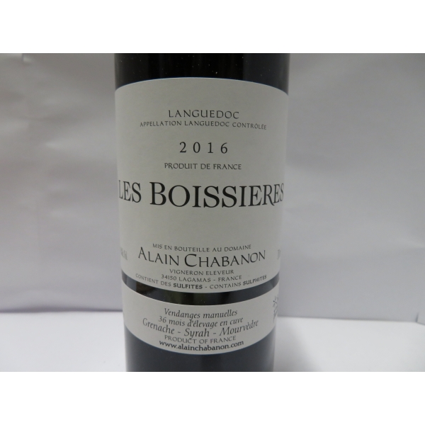 Domaine  Alain Chabanon Les Boissieres 2016