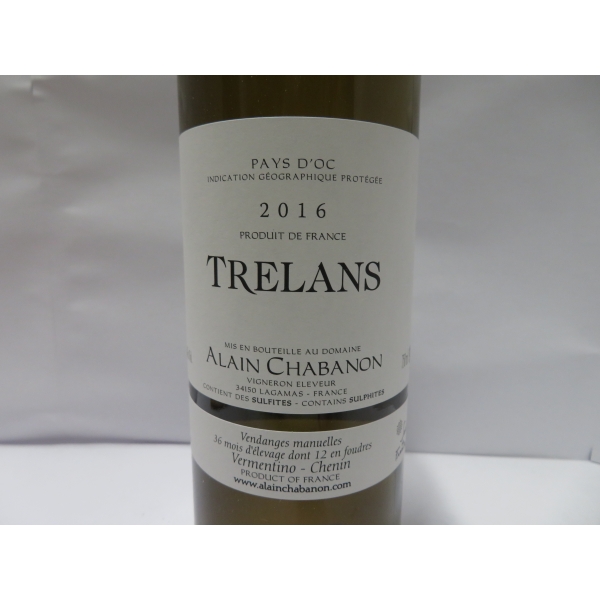 Domaine  Alain Chabanon Trelans 2016