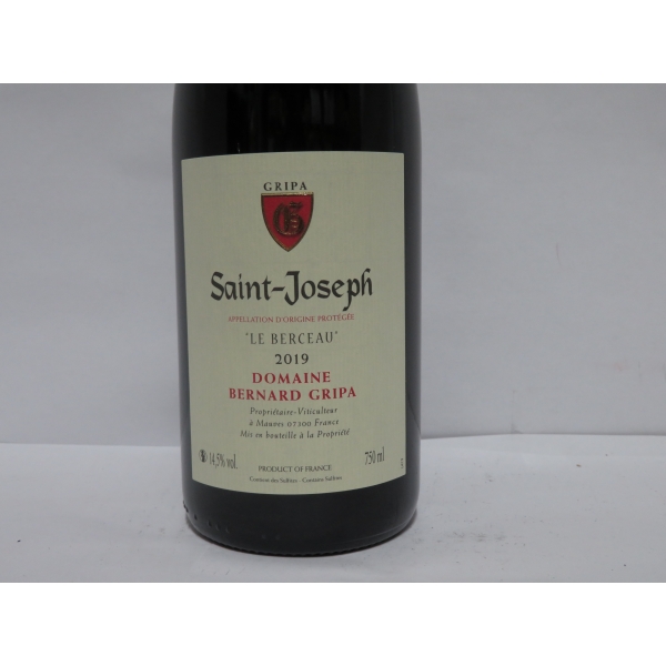 Domaine  Gripa Saint-Joseph  Le Berceau Rouge 2019