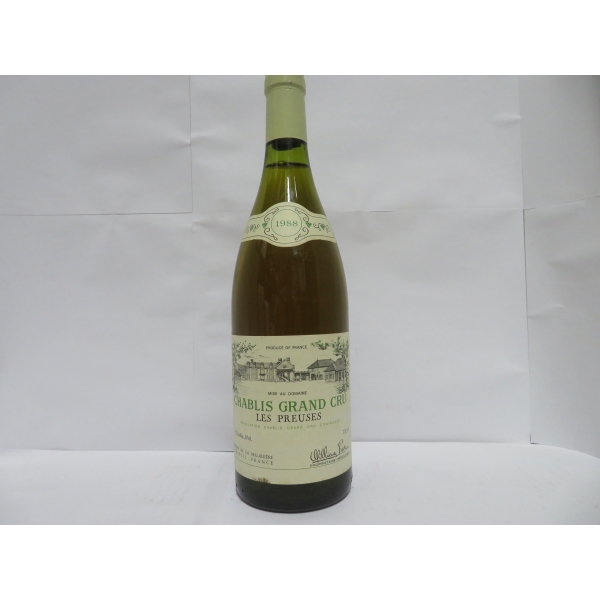 Domaine  Fevre William Clos Maladiere Chablis Grand Cru Pre 1988