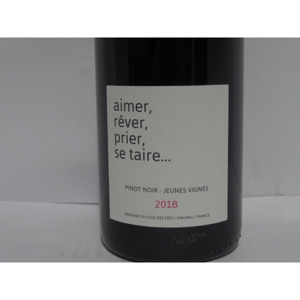 Clos des Fees Vieilles Vignes Cotes Du Roussillon Rouge 2018