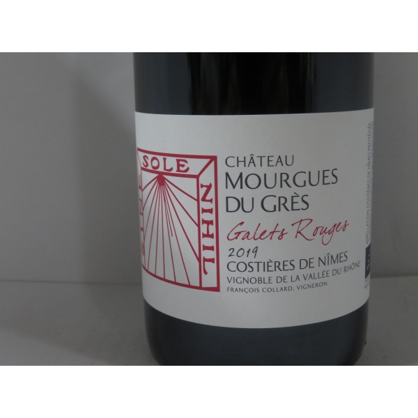 Château  Mourgues Du Gres Galets Rouges 2019