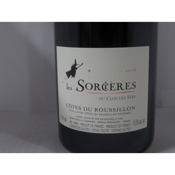 Clos des Fees Les Sorcieres Cotes Du Roussillon Rouge 2016