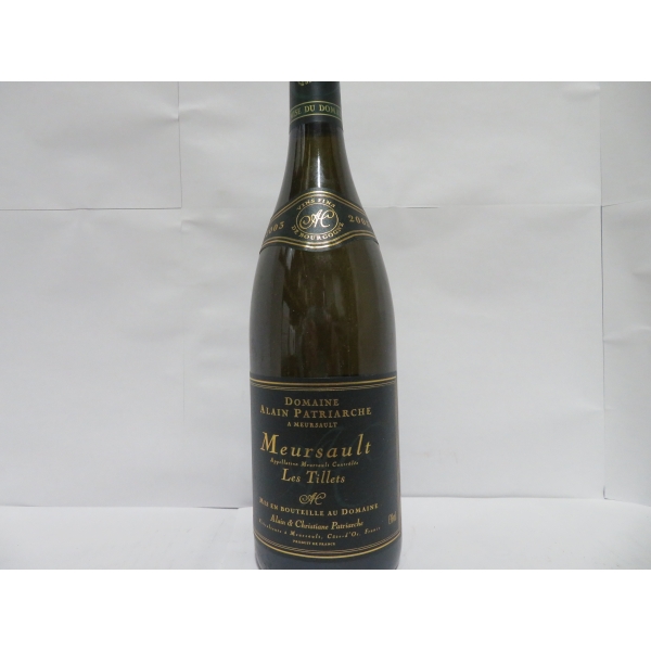 Domaine  Patriarche Alain Meursault Les Tillets 2003