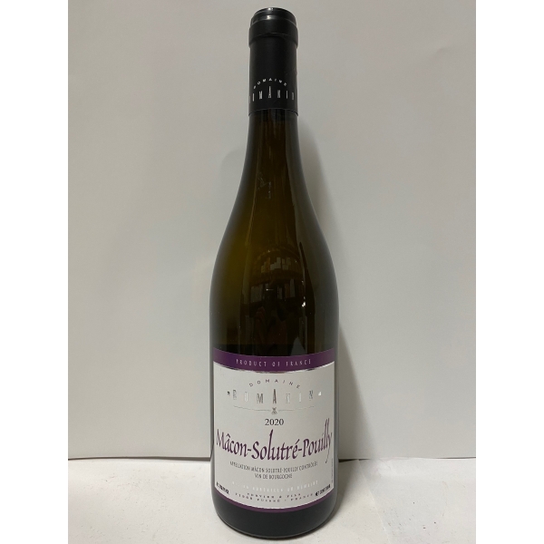 Domaine  Romanin Macon Solutre Pouilly 2020