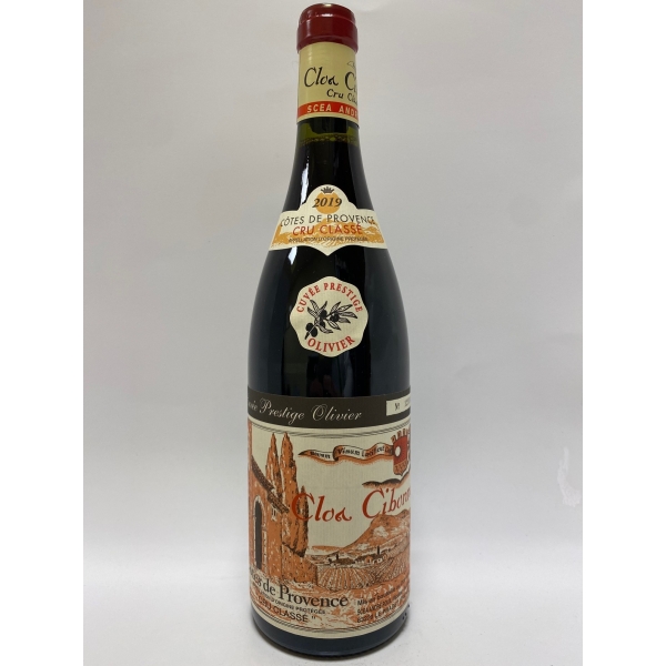 Clos  Cibonne Prestige Olivier Rouge 2019