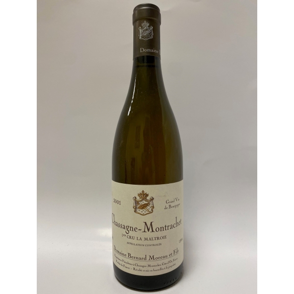Domaine  Bernard Moreau Chassagne Montrachet La Maltroie 1E 2001