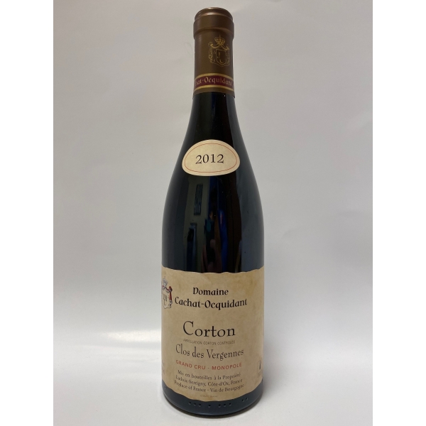 Domaine  Cachat Ocquidant Corton Clos Des Vergennes 2012