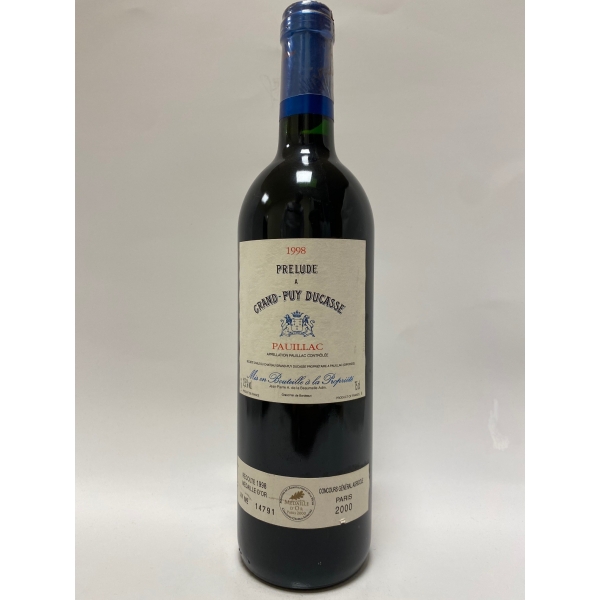 Château  Prelude A Grand Puy Ducasse 1998