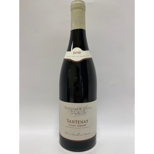 Domaine  Clair Denis Santenay Clos Genet 2019