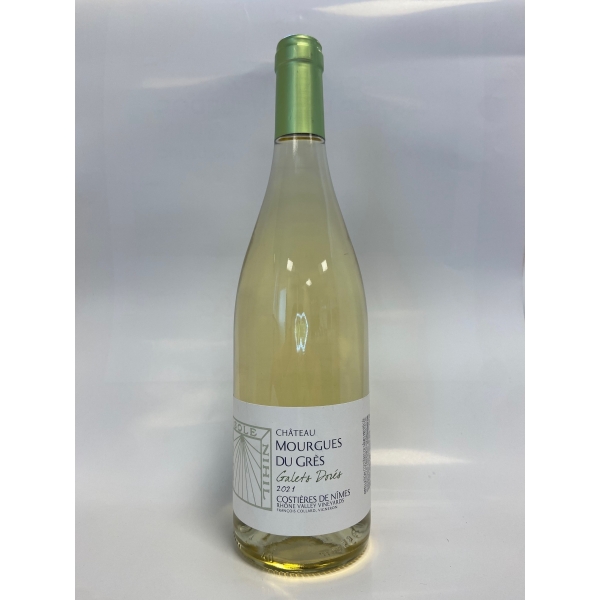 Château  Mourgues Du Gres Galets Dores Blanc Costieres De Nimes 2021