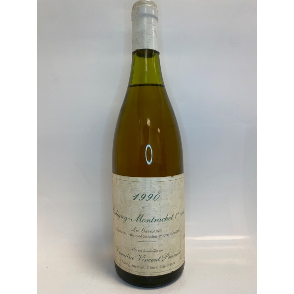Domaine  Vincent Prunier Puligny Montrachet 1Er Cru 1990
