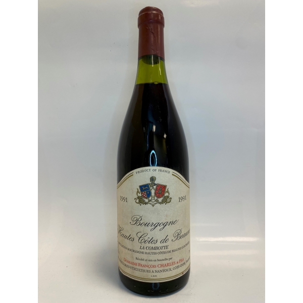 Domaine  Francois Charles Haute Cote De Beaune La Combotte 1991