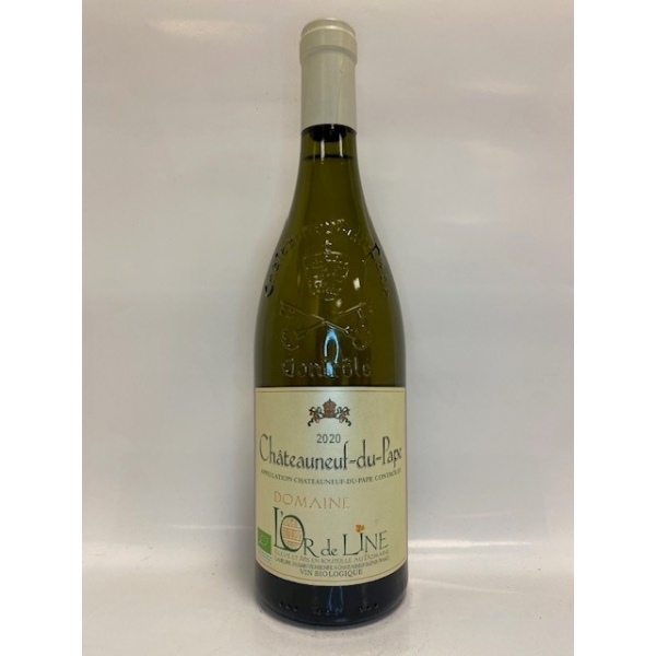 Domaine l Or De Line Cndp Blanc 2020