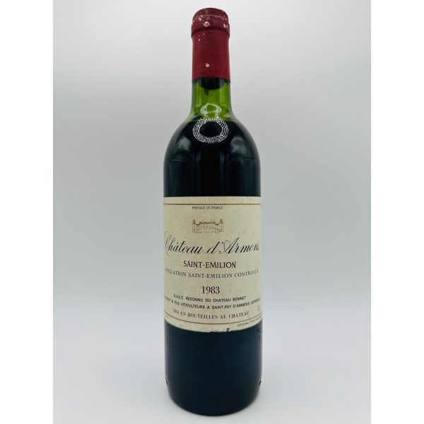 Château  Armens Saint-Emilion Grand Cru 1983