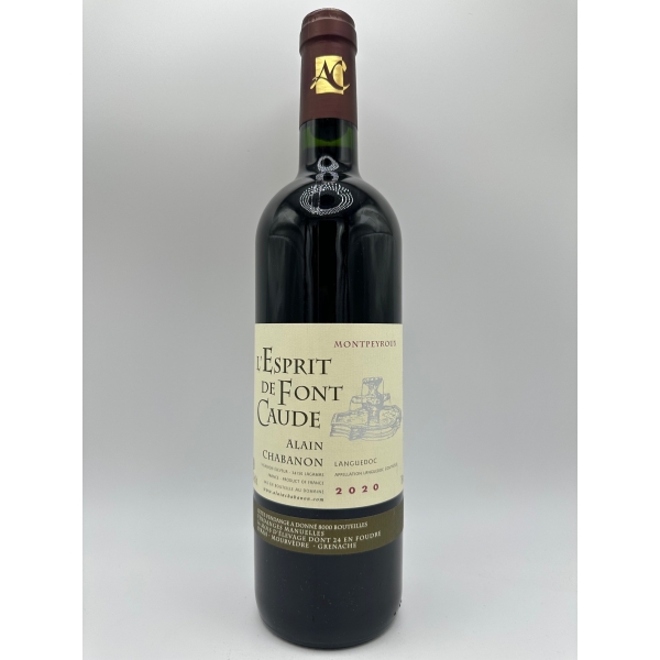 Domaine  Alain Chabanon L'esprit De Font Caude 2020