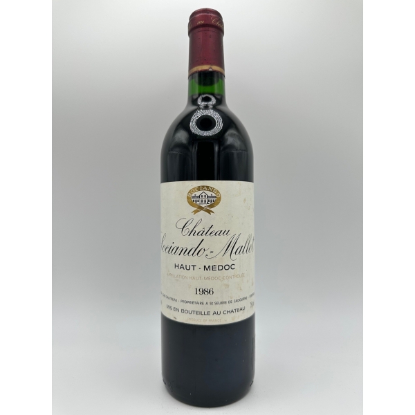 Château  Sociando Mallet 1986