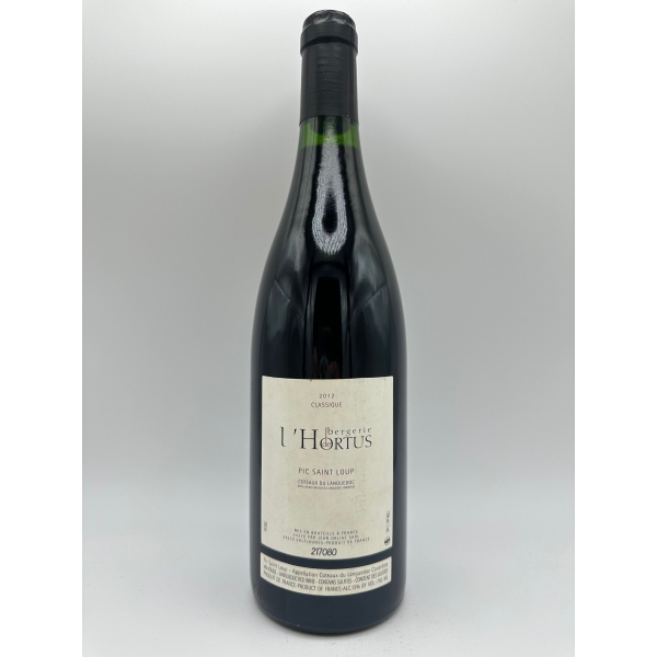 Domaine de l' Hortus Pic-Saint-Loup Classique Bergerie 2012