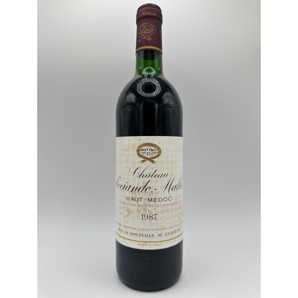 Château  Sociando-Mallet Haut-Medoc 1987