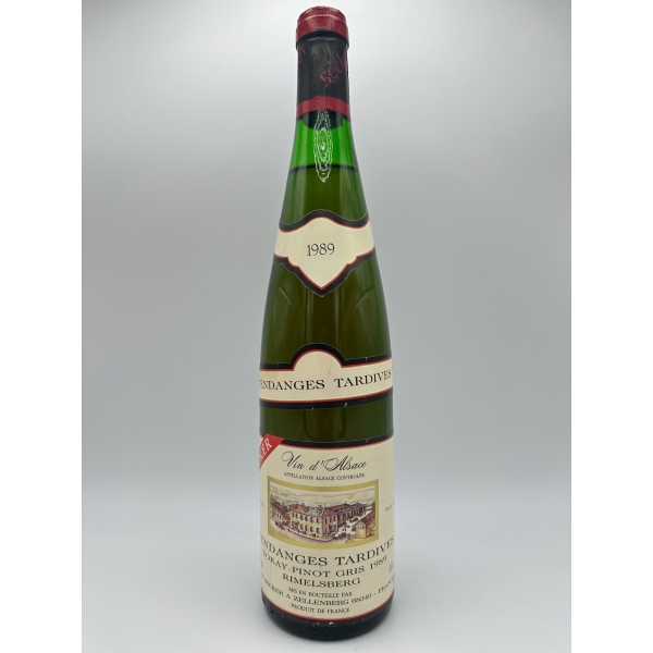 Domaine  Jean Becker Vendanges Tardives Pinot Gris 'rimelsberg' 1989