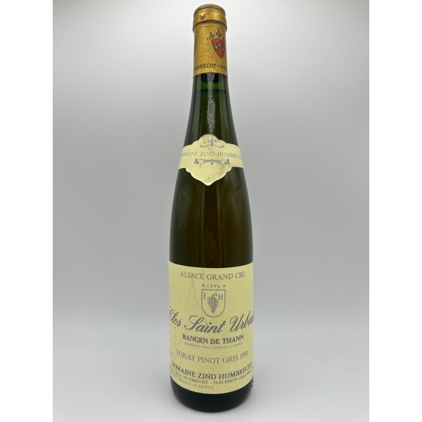 Domaine  Zind Humbrecht Pinot Gris Rangen De Thann Clos Saint Urbain 1991