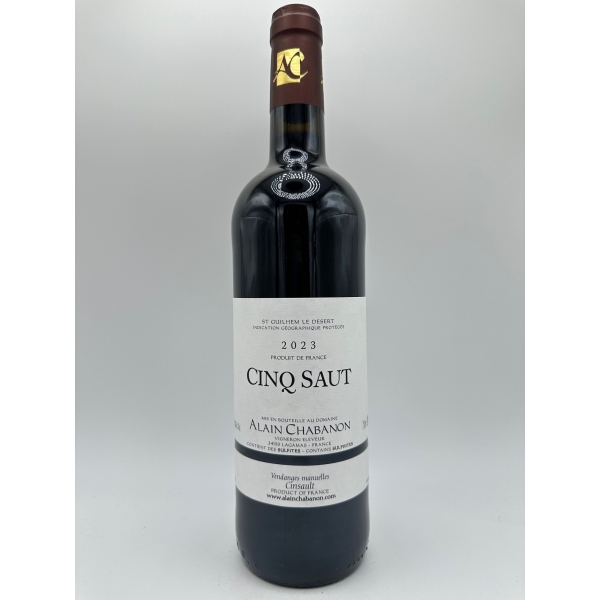 Domaine  Alain Chabanon Cinq Saut 2023