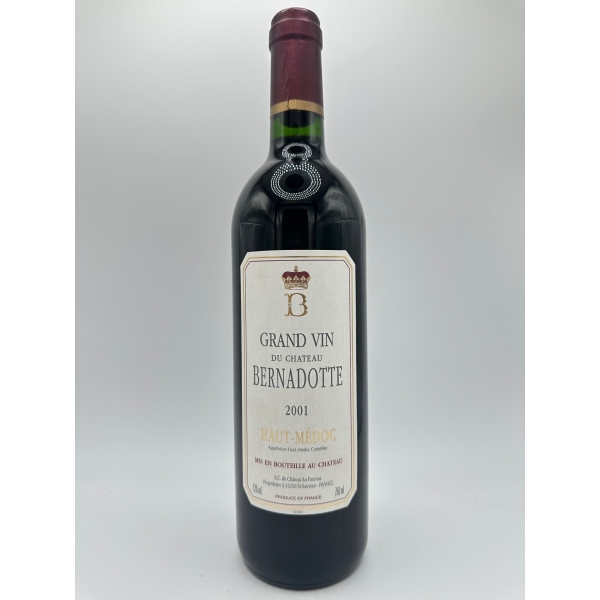 Château  Bernadotte Haut-Medoc 2001