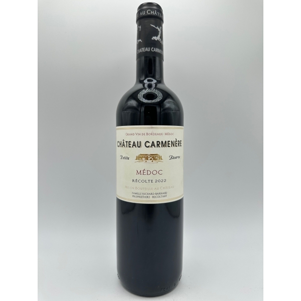 Château  Carmenere Petite Reserve Medoc 2022