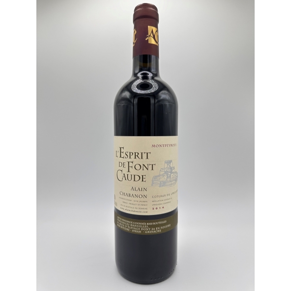 Domaine  Alain Chabanon L'esprit De Font Caude 2014