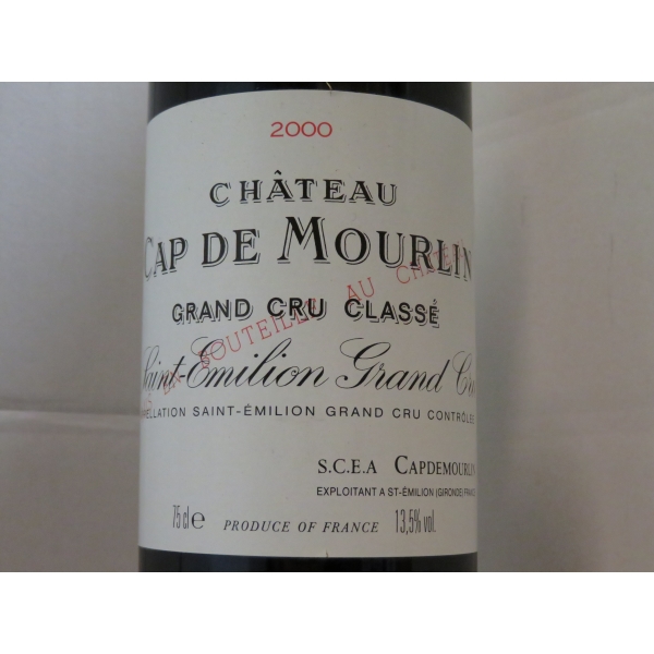 Château  Cap De Mourlin 2000