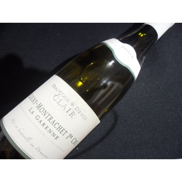 Domaine  Clair Francoise & Den Puligny Montrachet 1 Er Cru La Garenne 2008