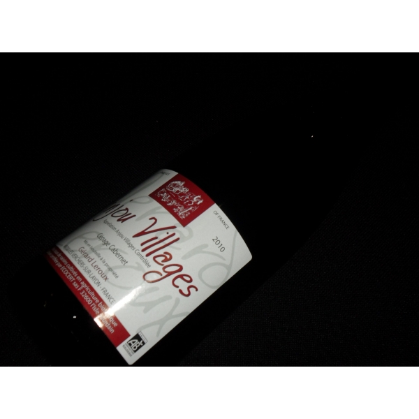 Domaine  Leroux Anjou Villages 2010