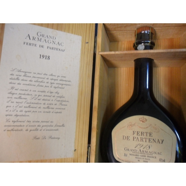 Domaine  Ferte De Partenay Grand Armagnac 1918