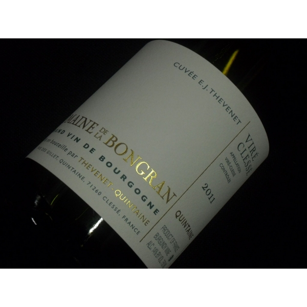 Domaine de la Bongran Cuvee Ej Thevenet 2011