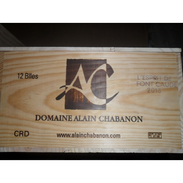 Domaine  Alain Chabanon L'esprit De Font Caude 2013