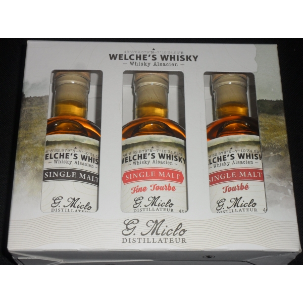 Miclo Single Malt Welche's Coffret 3 X 20Cl