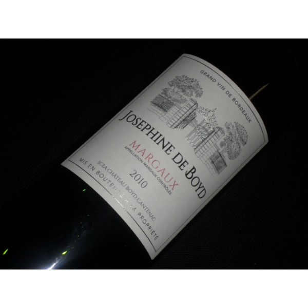 Château  Josephine De Boyd (2Eme Vin Du Ch Boyd Cantenac) 2010