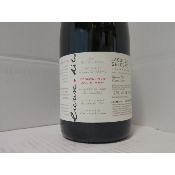 Domaine  Selosse Sous Le Mont (1 Blle Maxi Par Client)