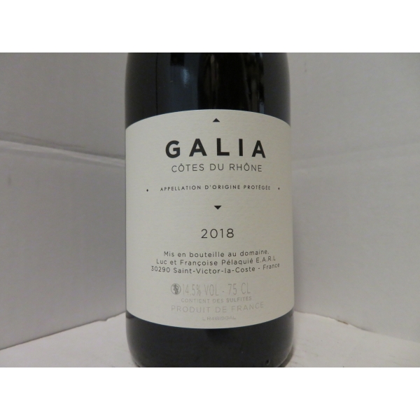 Domaine  Pelaquie Galia 2018