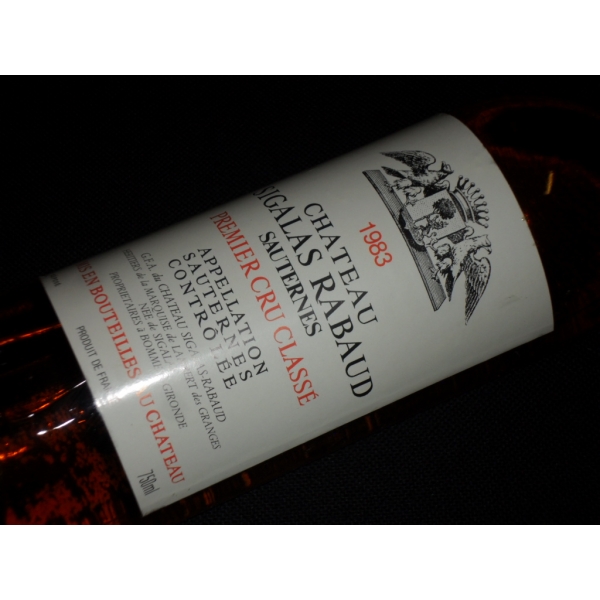 Château  Sigalas Rabaud 1983